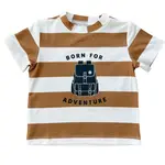 babysprouts clothing company Boys SS Bamboo Tee - Born for Adventure