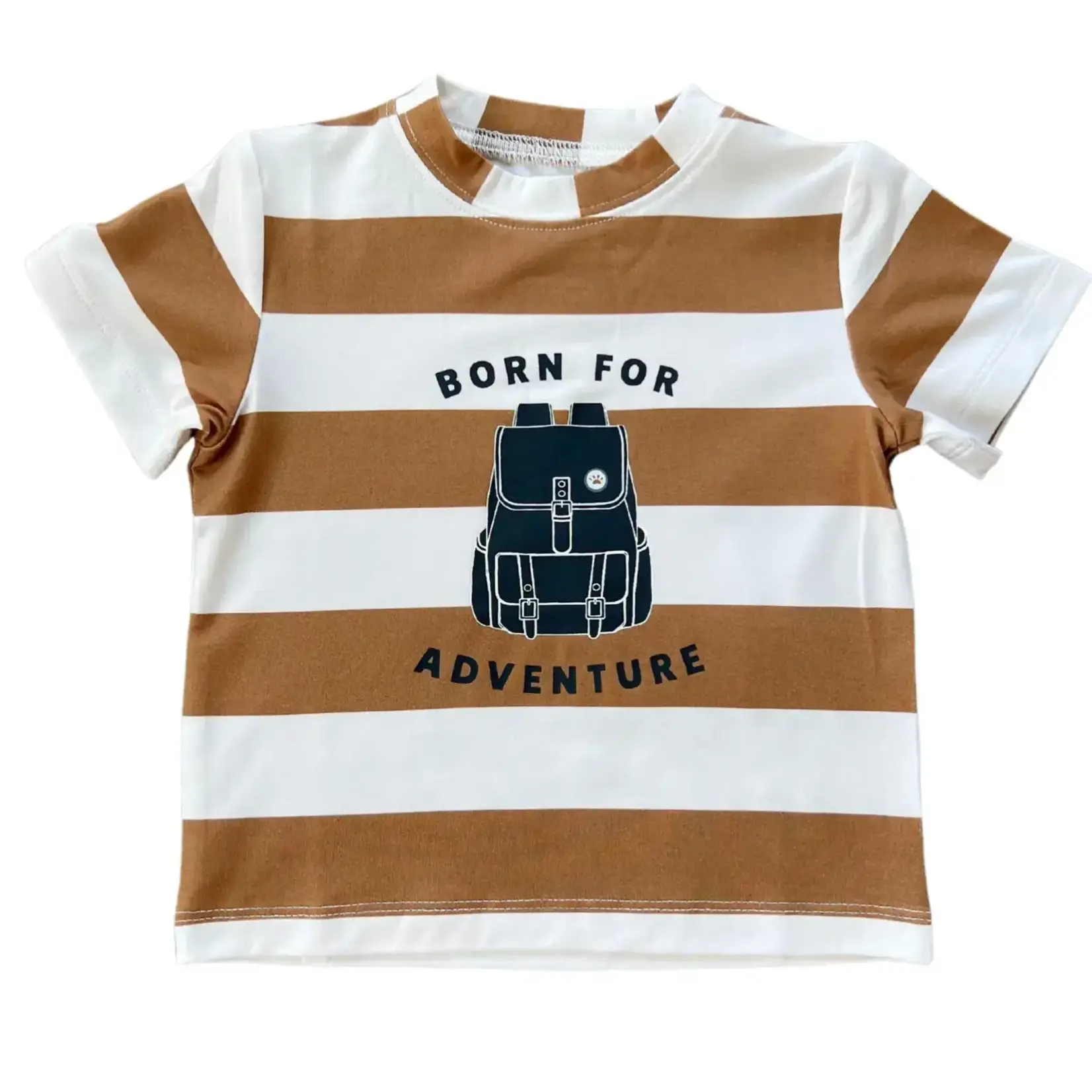 babysprouts clothing company Boys SS Bamboo Tee - Born for Adventure