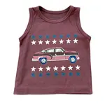 babysprouts clothing company Baby Boys Bamboo Tank Top - Hot Rod