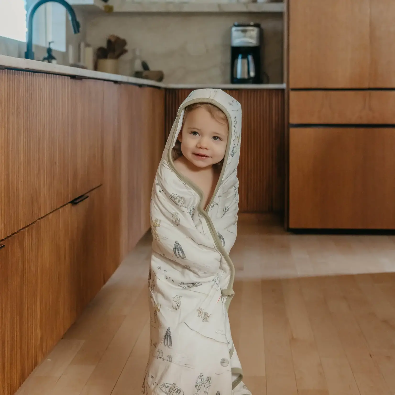 Copper Pearl Premium Big Kid Hooded Towel - Tatooine Star Wars