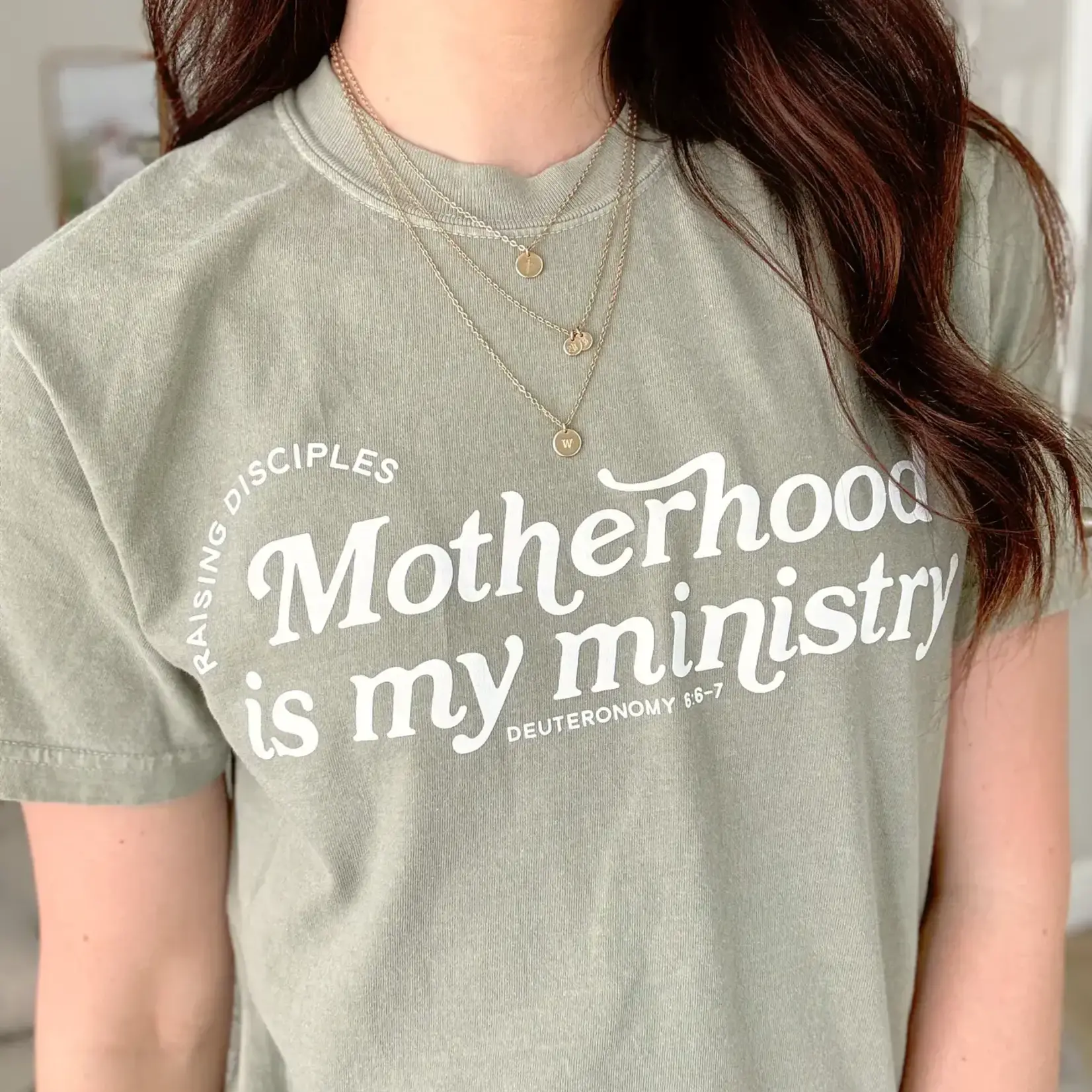 Kicks and Giggles Motherhood is My Ministry Tee