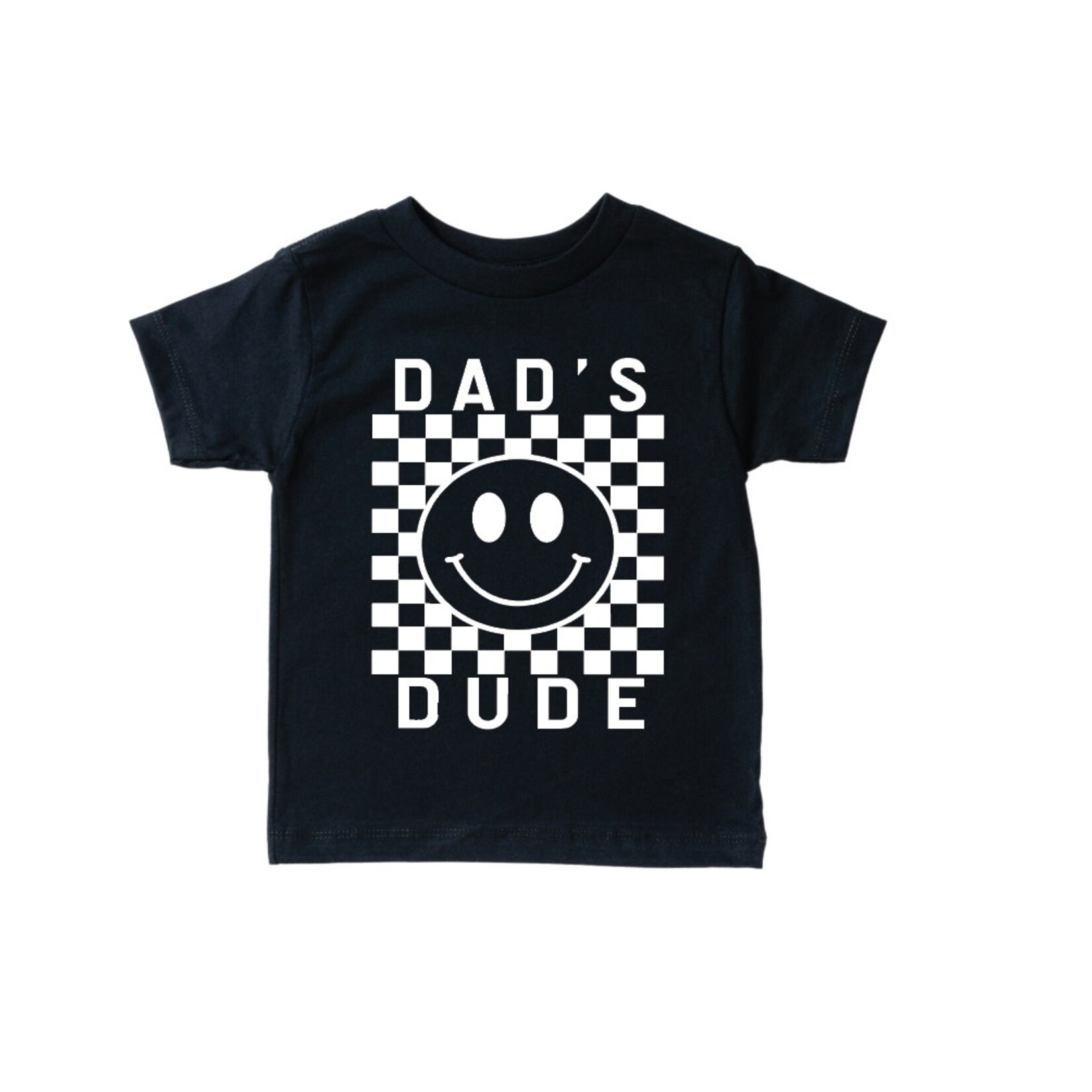 Saved By Grace Co. Dad's Dude Checkered | Baby Tee