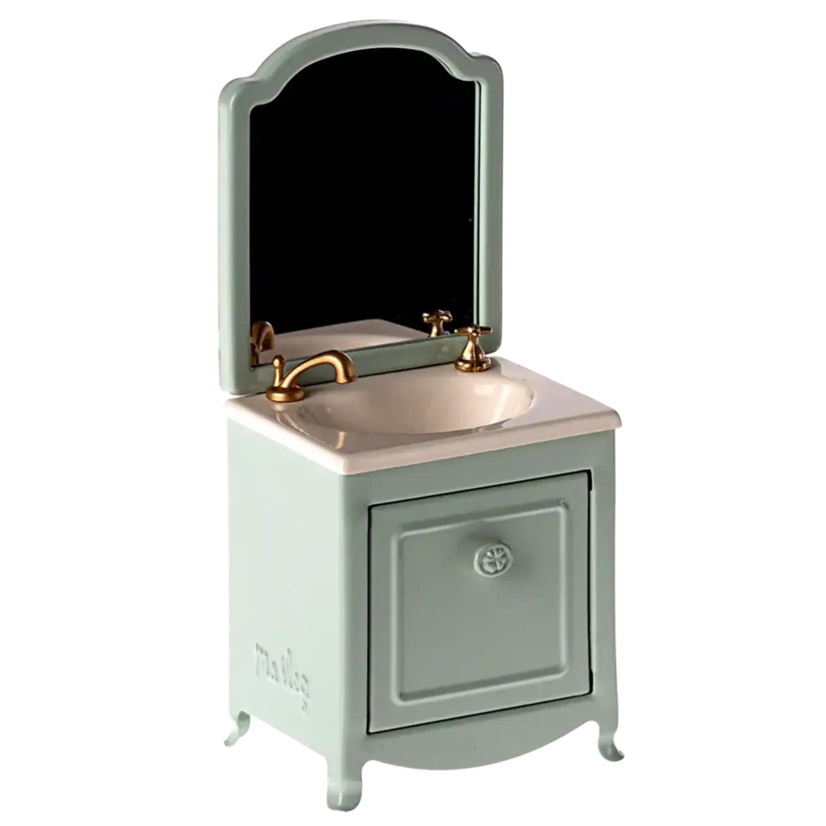 Maileg Sink Dresser, Mouse - Mint