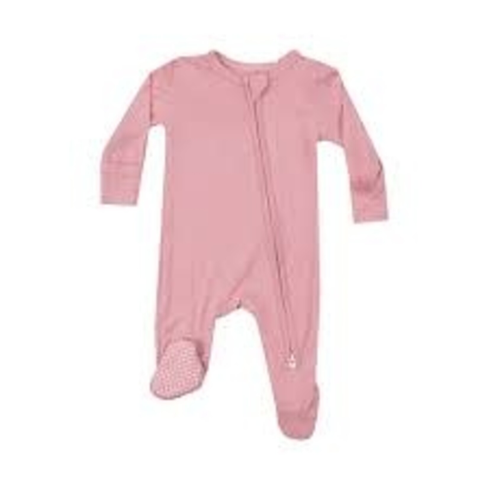 Angel Dear 2 Way Zipper Footie | Bamboo Bridal Rose Newborn