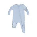 Angel Dear 2 Way Zipper Footie | Blue Fog