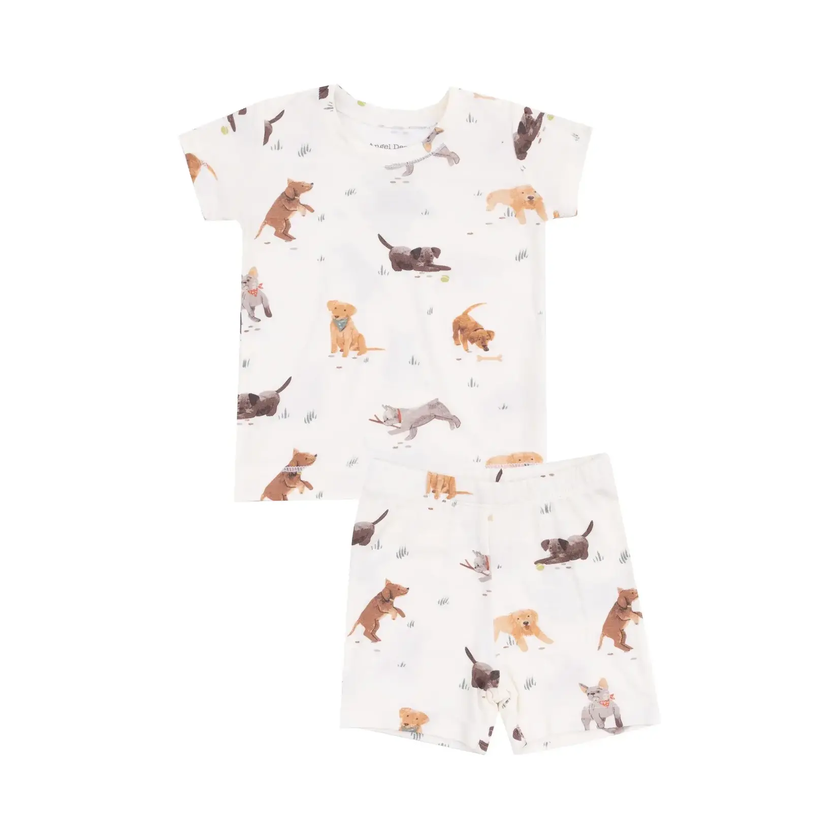Angel Dear Loungewear Short Set | Puppies