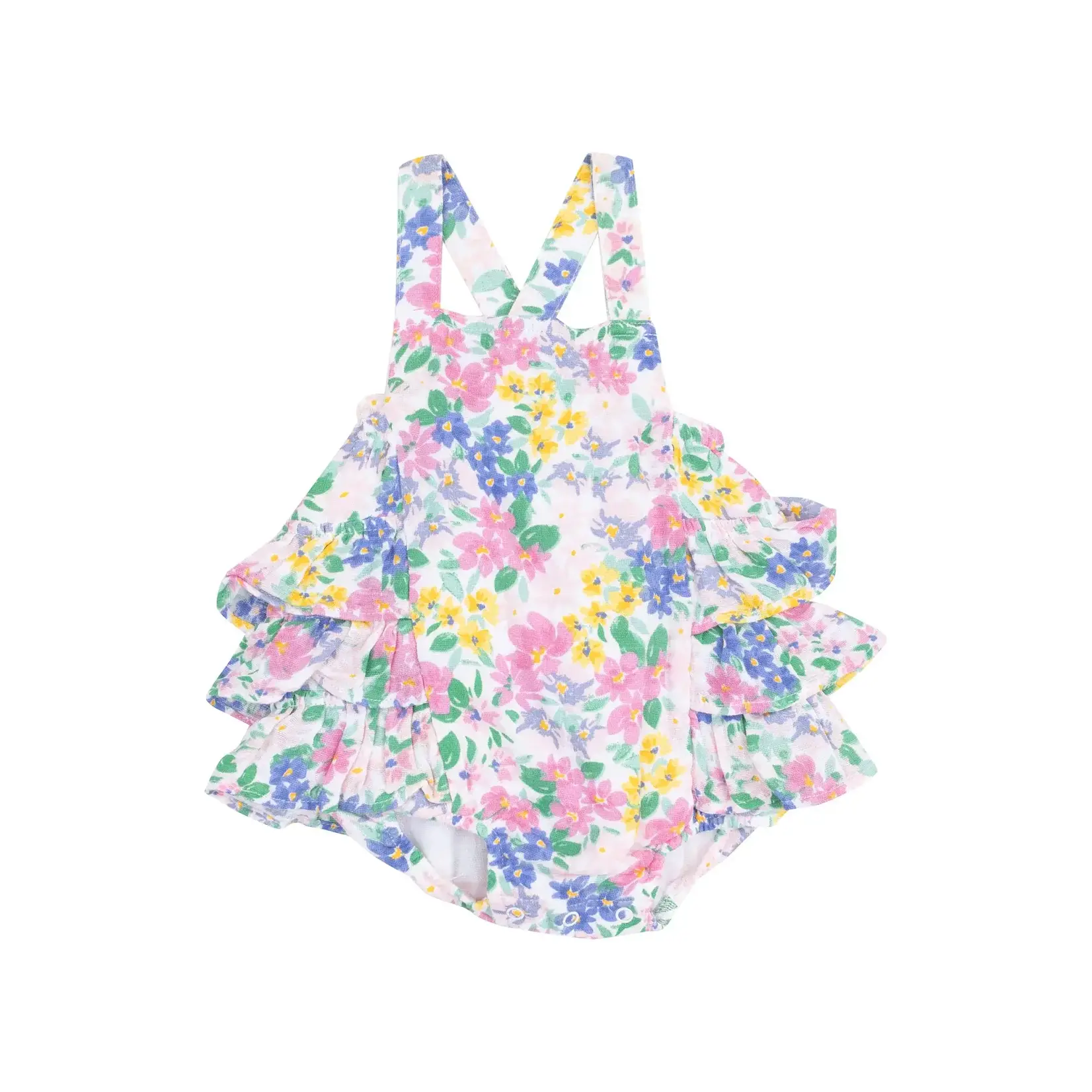 Angel Dear Ruffle Sunsuit | Emma Floral