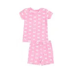 Angel Dear Loungewear Short Set Baby | Pink Bows