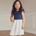 Musli Toddler Dress | Daisy Navy