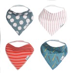 Copper Pearl Baby Bandana Bibs - Slugger Set - 4 pack