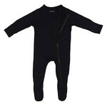 Kyte Baby Zippered Footie Ribbed in Midnight Newborn