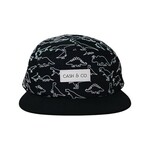 Cash & Co Black Dino Snapback Cap