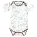 Copper Pearl Short Sleeve Bodysuit- Gage Newborn
