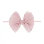 Baby Bling Bows Tulle Baby Fab Skinny: Antique Pink Dot