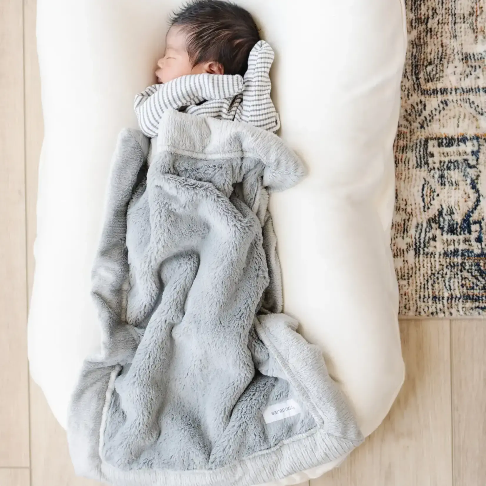 Saranoni Mini Blanket Lush - Gray