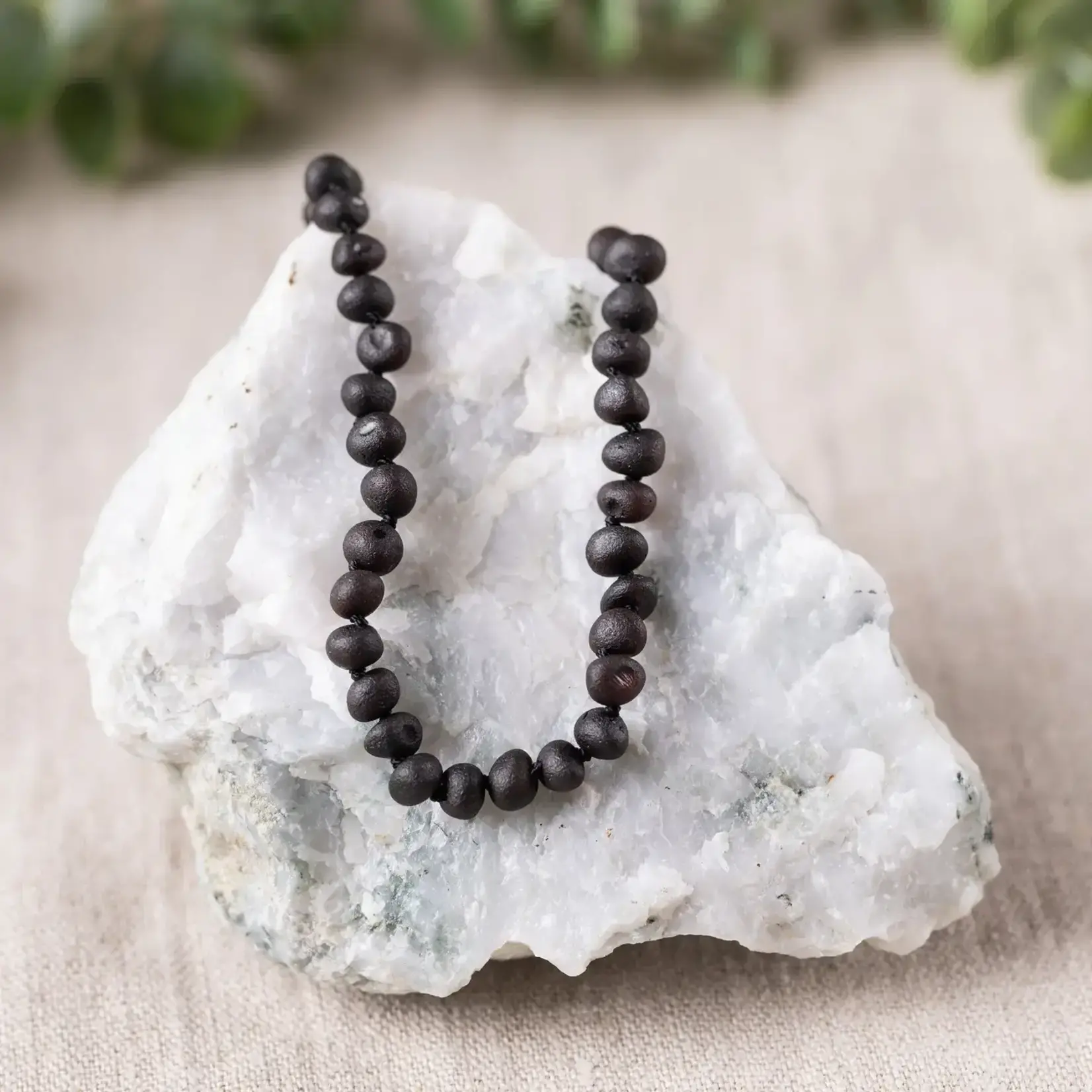 Kicks and Giggles Kids | "Grow With Me" Baltic Amber Necklace Sets Raw Cherry