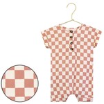 Lou Lou and Company Romper - Gemma (Pink Check)