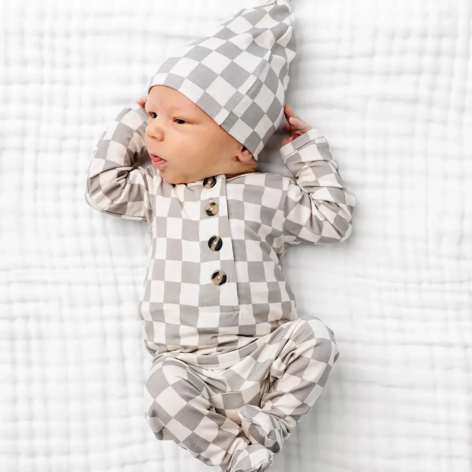 Lou Lou and Company Top + Bottoms Set - Palmer Gray Check