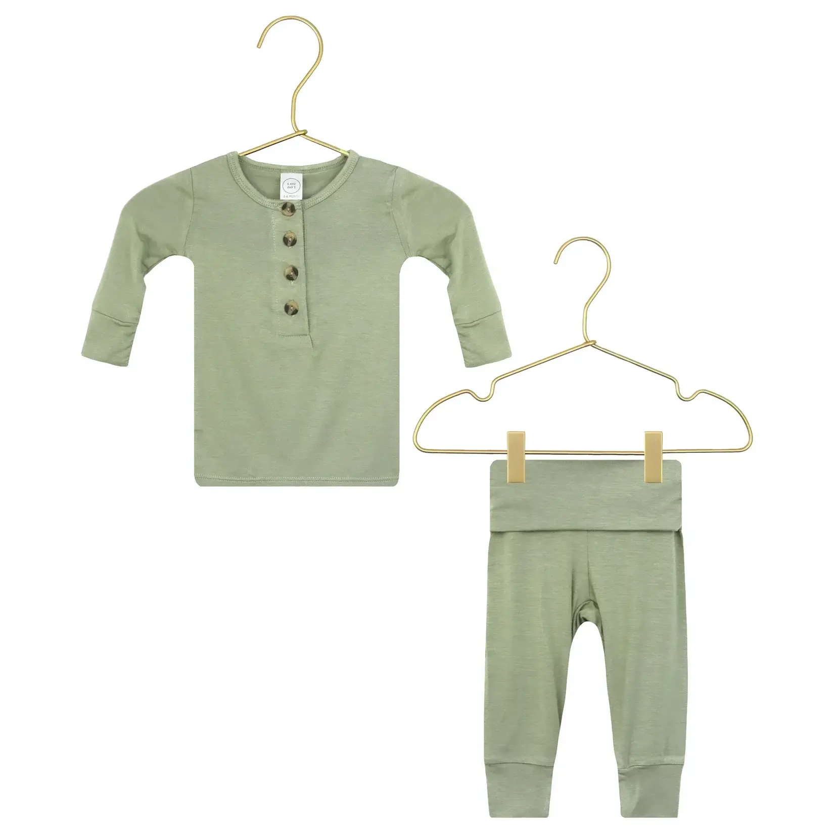 Lou Lou and Company Top + Bottoms Set - Marley Sage