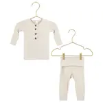Lou Lou and Company Top + Bottoms Set - Cove Oatmeal