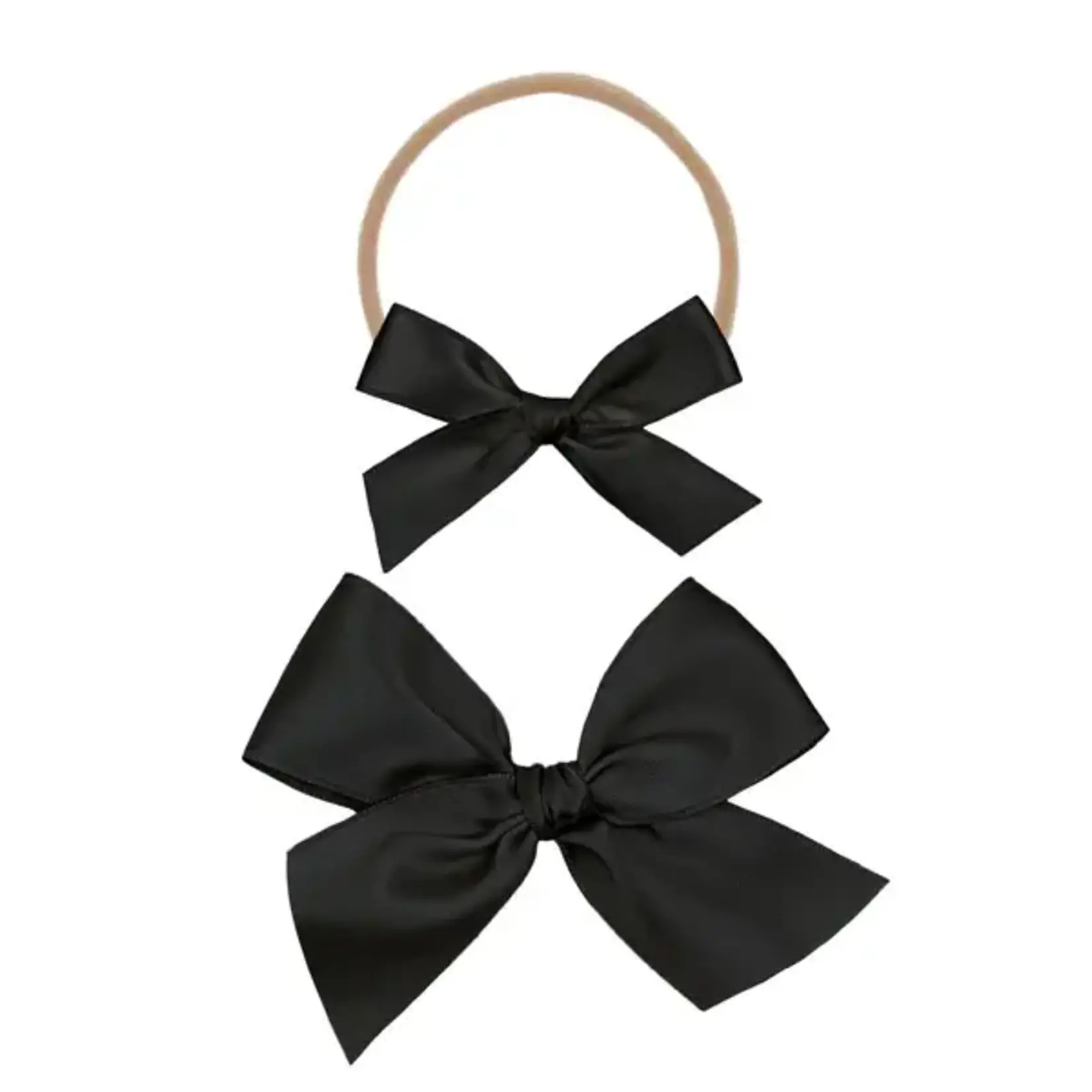 Lou Lou and Company Satin Bow Headband Large