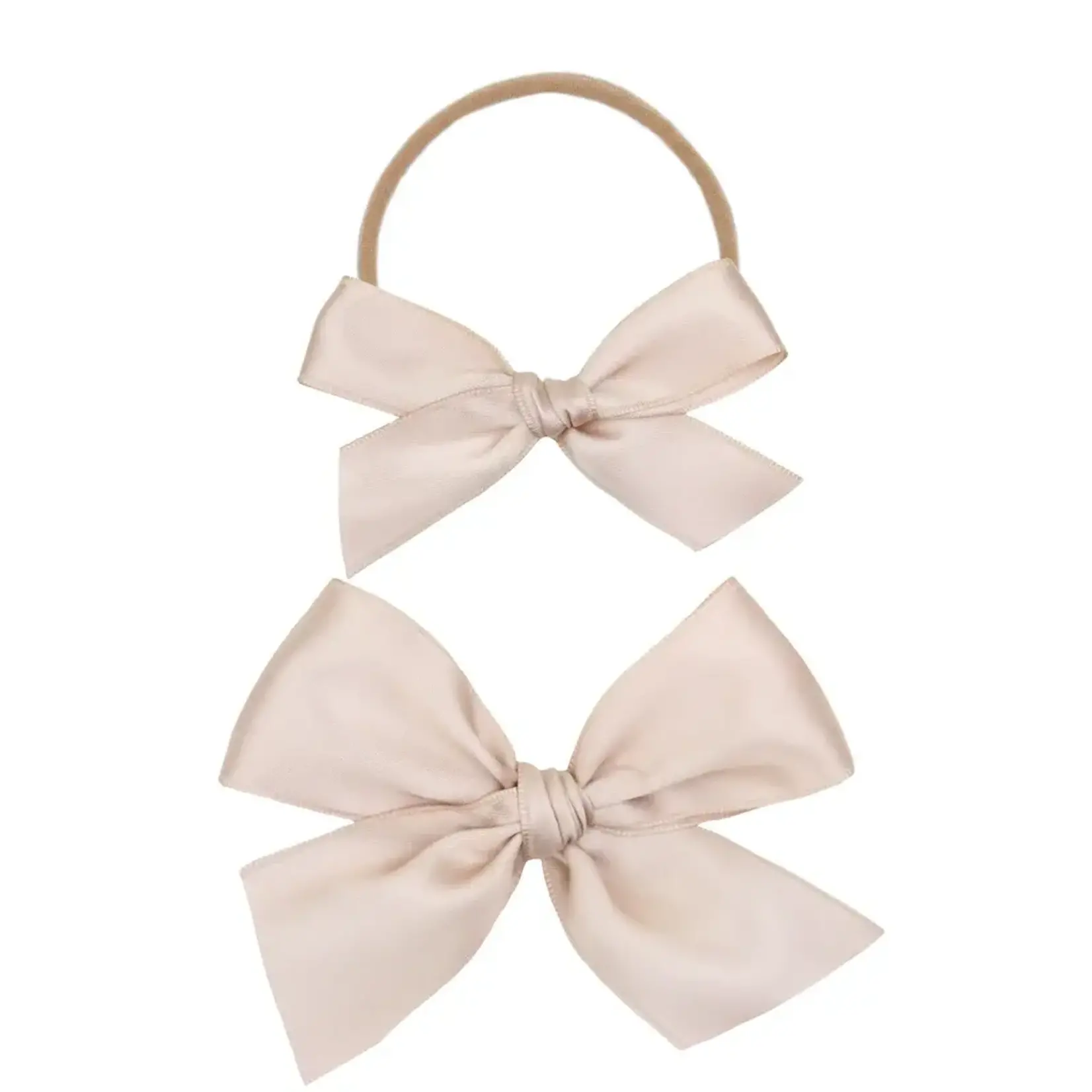 Lou Lou and Company Satin Bow Headband Large