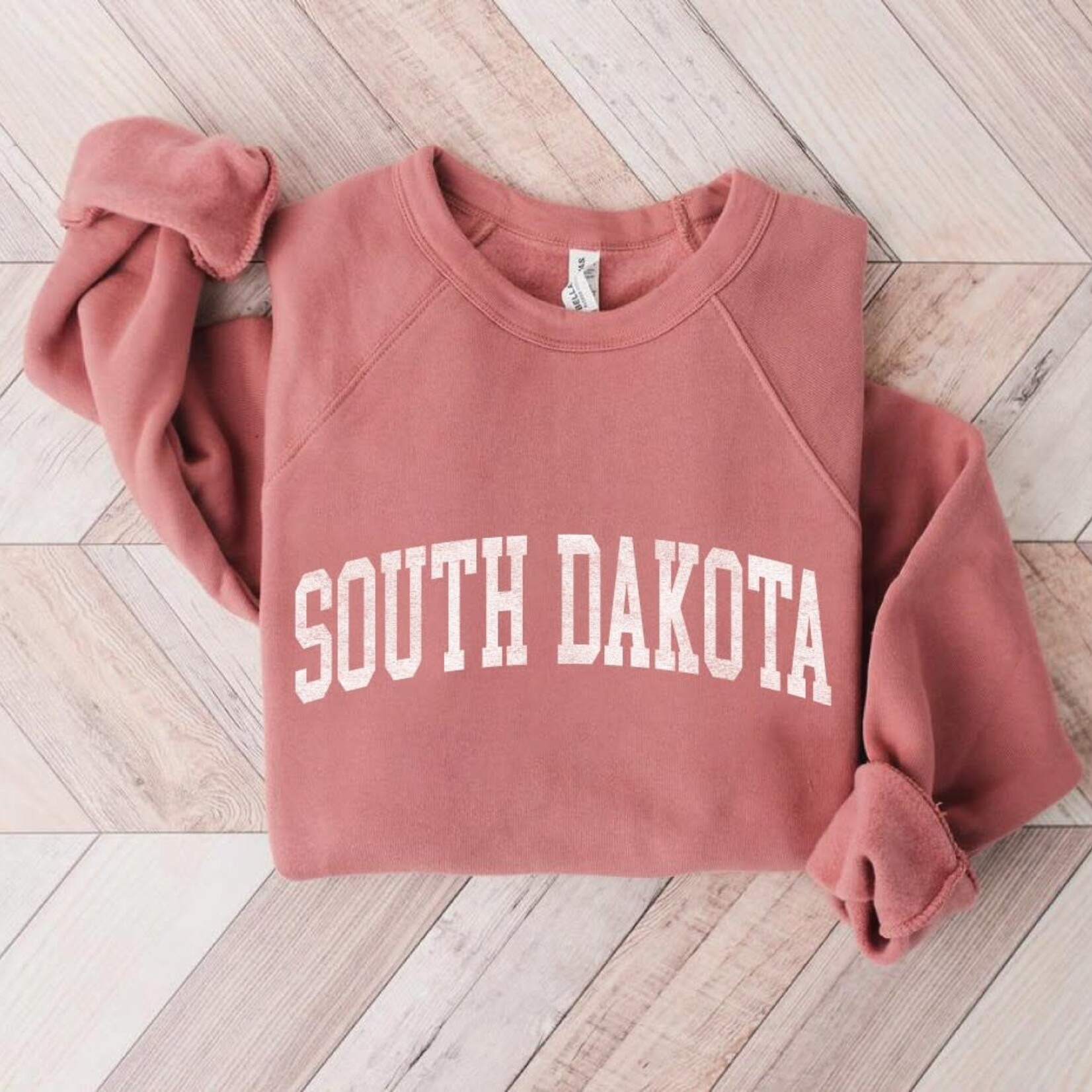 Oat Collective Sweatshirt | South Dakota | Mauve