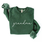 Oat Collective Sweatshirt | grandma | Heather Forest