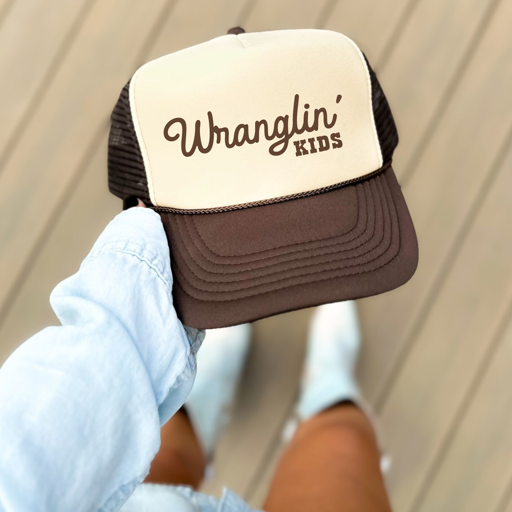 Brands We Love Trucker Cap Hat | Wrangling Kids