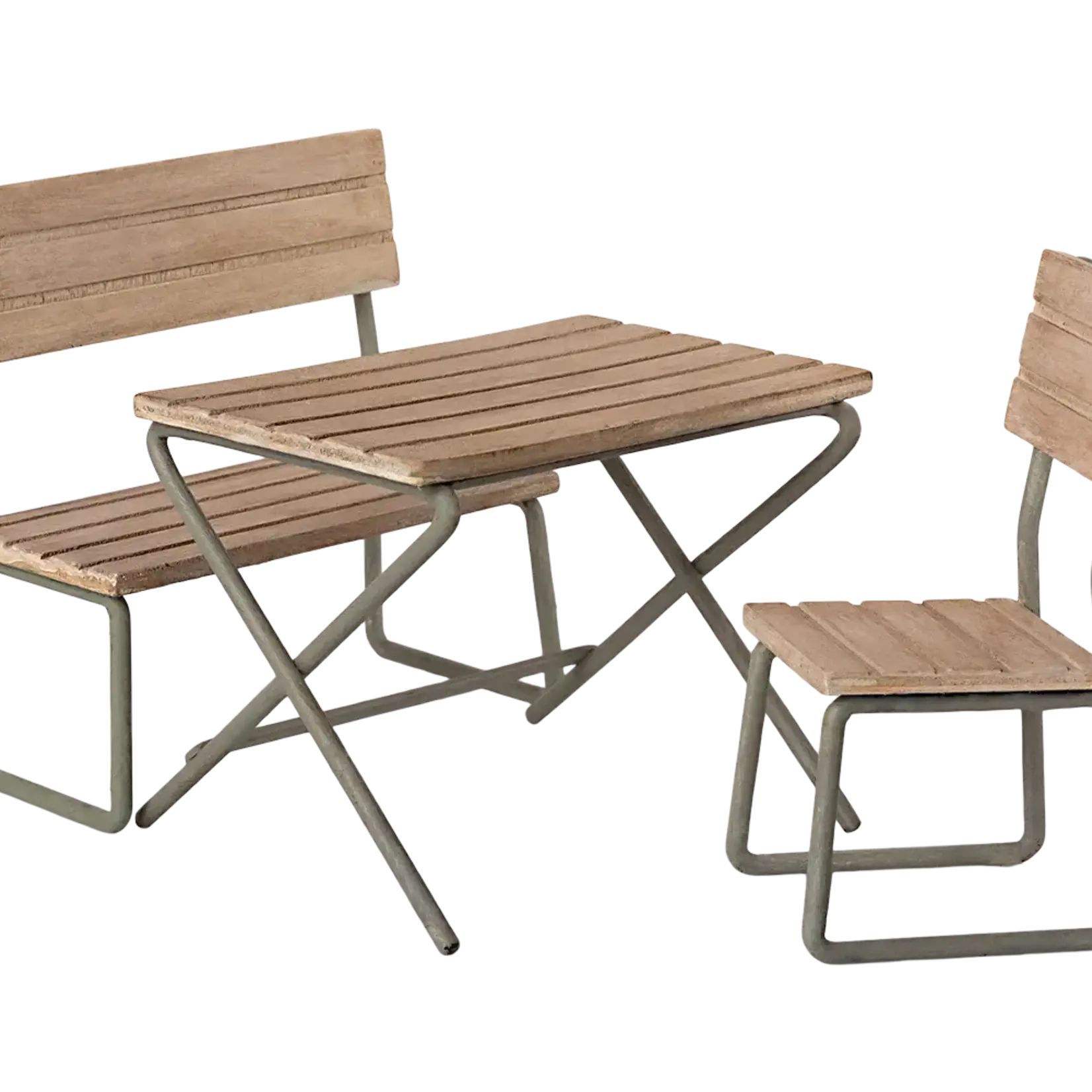 Maileg Garden Table Chairs Set, Miniature