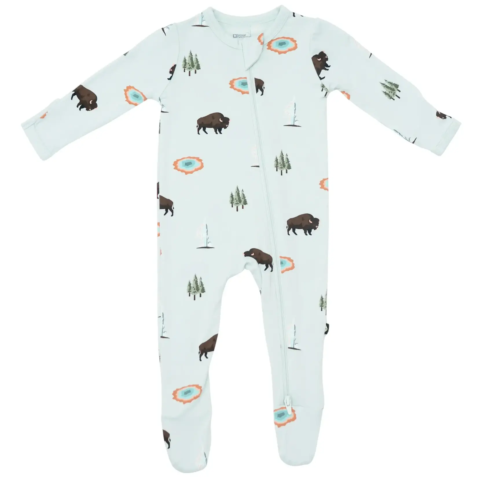 Kyte Baby Zippered Footie in Yellowstone