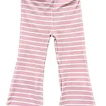 babysprouts clothing company Flare Pants | Misty Rose Stripe