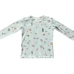 babysprouts clothing company Lettuce Hem Tee Bamboo - Botanical