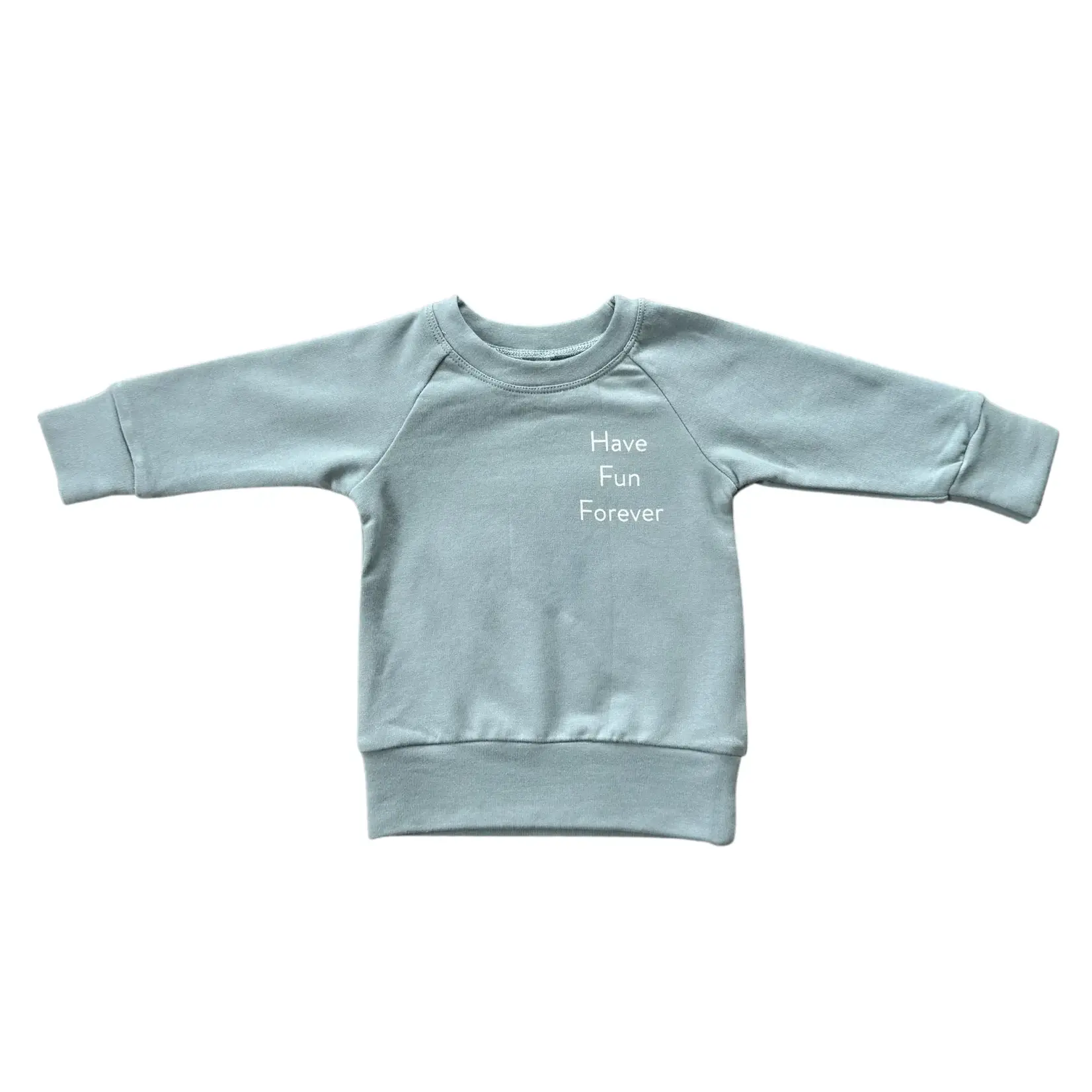 babysprouts clothing company Boys Raglan Sweatshirt | Have Fun Forever