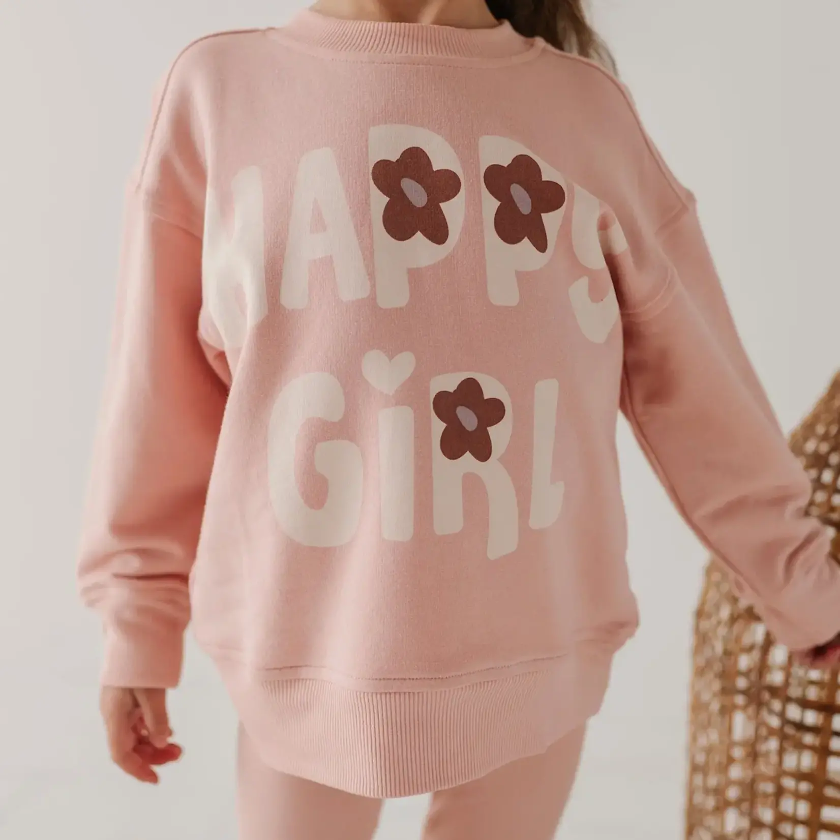 babysprouts clothing company Sweatshirt Baby | Happy Girl