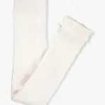 RuffleButts Footless Ruffle Tights, Off White
