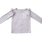 babysprouts clothing company Long Sleeve Ruffle Top | Big Sis Lavender