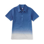 Tea Collection Dip Dye Polo | Baltik Blue