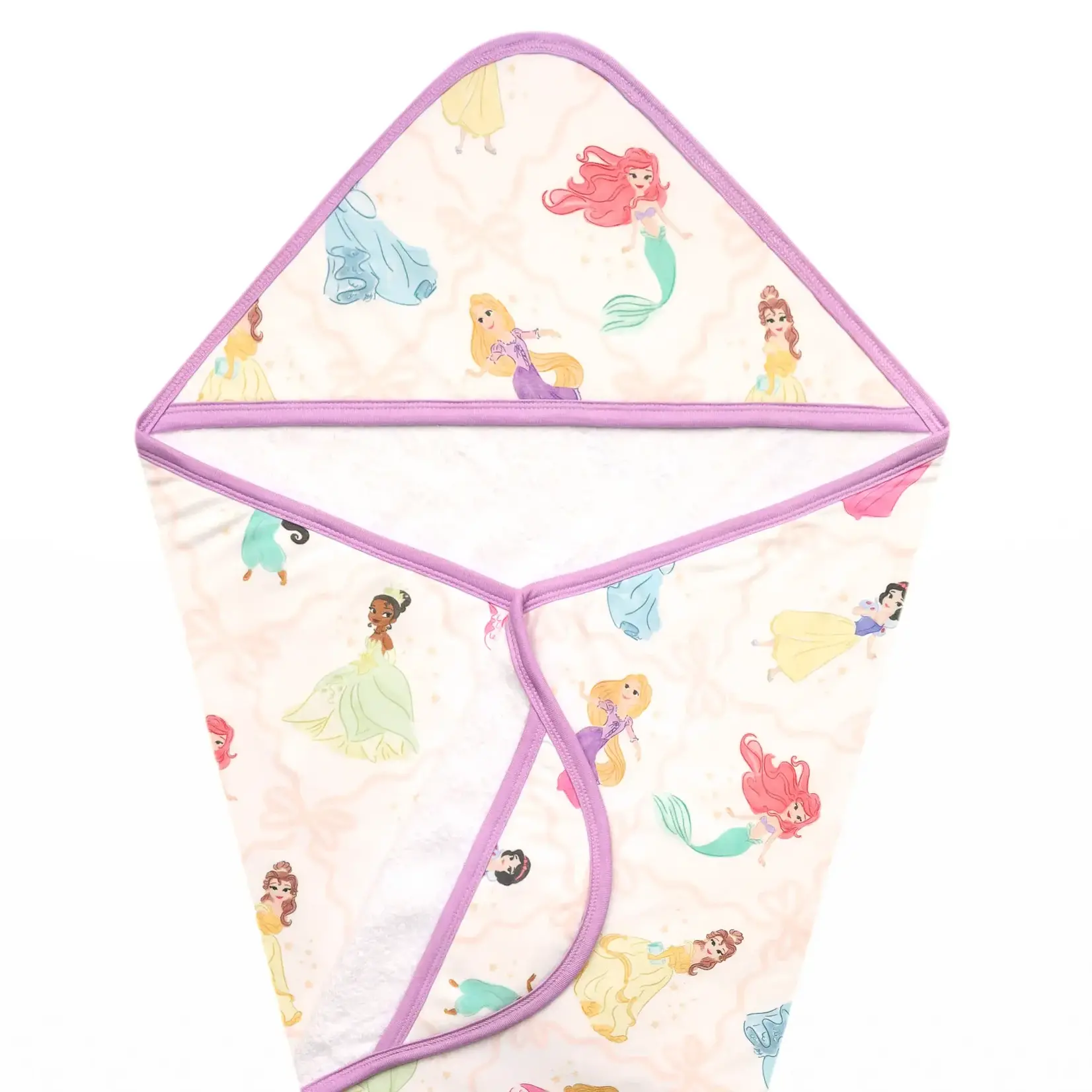 Copper Pearl Premium Baby Knit Hooded Towel - Disney Princess