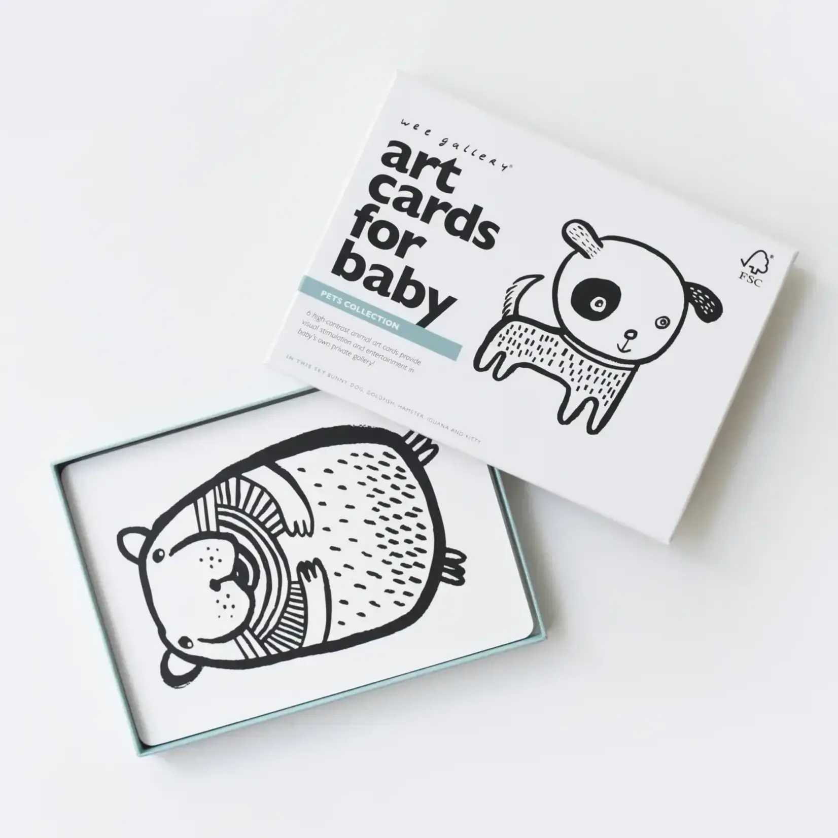 Wee Gallery Art Cards for Baby - Pets
