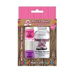 Piggy Paint Set, 2 Polish + Remover Box Set