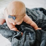 Saranoni Receiving Blanket Lush - Charcoal