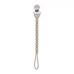 Itzy Ritzy Pacifier Clip | Toast  Beaded