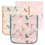 Copper Pearl Premium Burp Cloths - Cheyenne