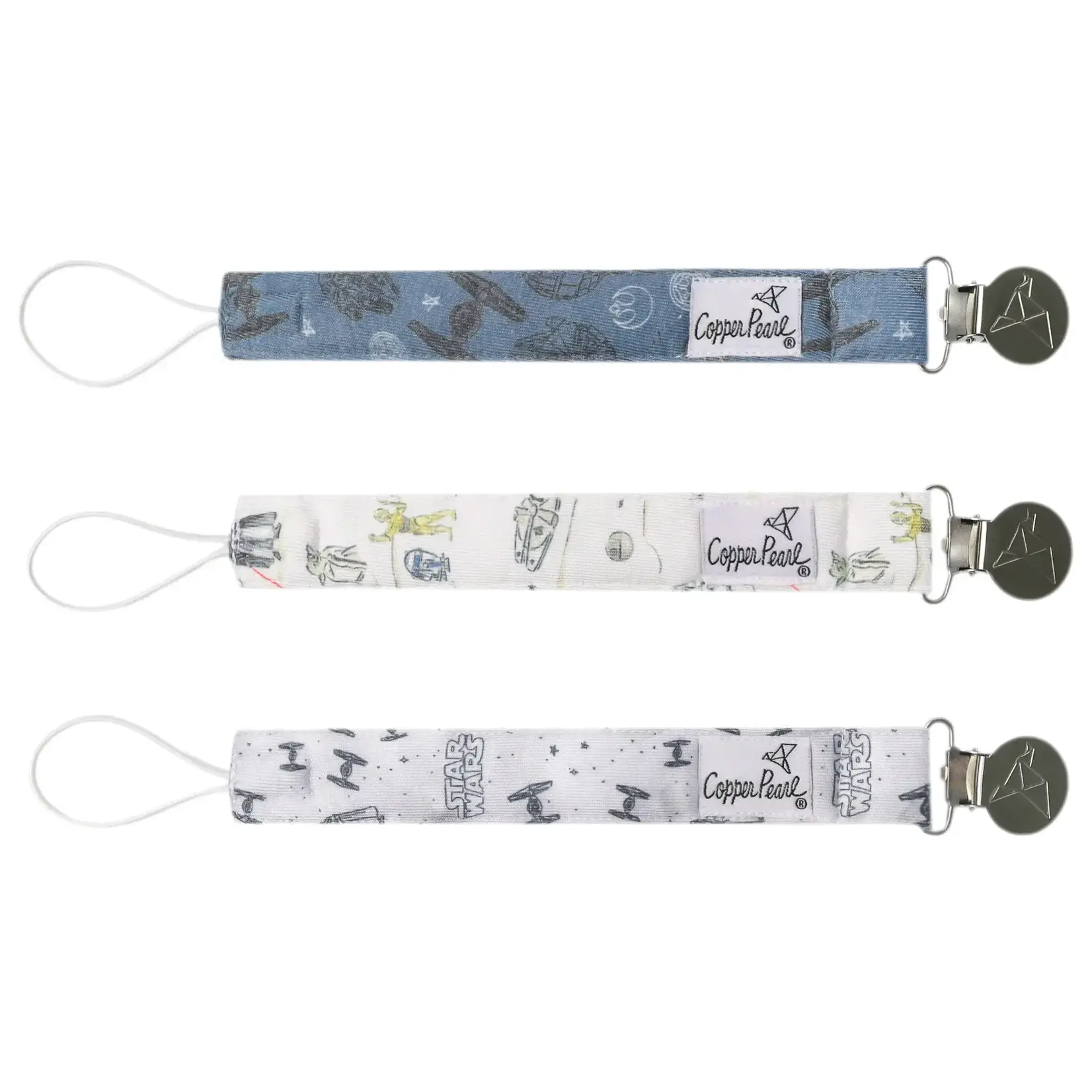 Copper Pearl Binky Clip Set - Tatooine Star Wars