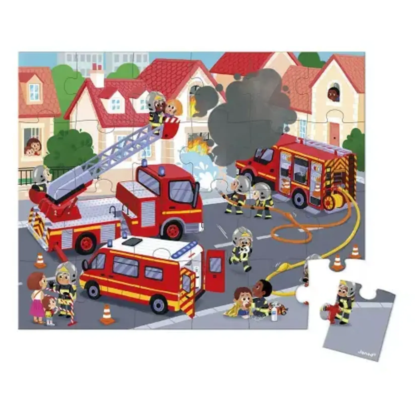Janod Puzzle - Fireman 24pc
