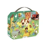 Janod Puzzle - Day at the Farm 24pc