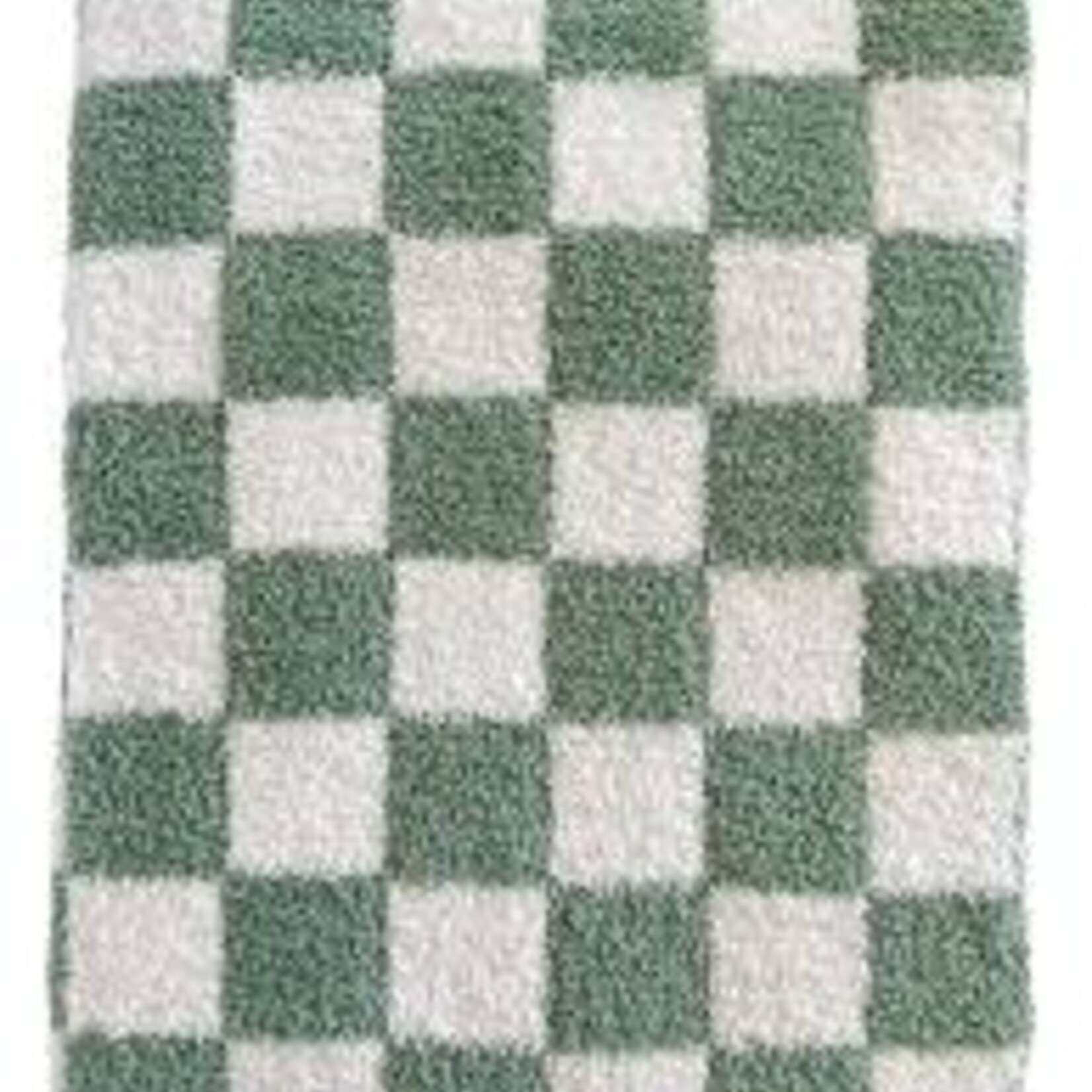 SpearmintLOVE Phufy Bliss Checkerboard Blanket - Sage