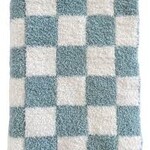 SpearmintLOVE Phufy Bliss Checkerboard Blanket - Powder