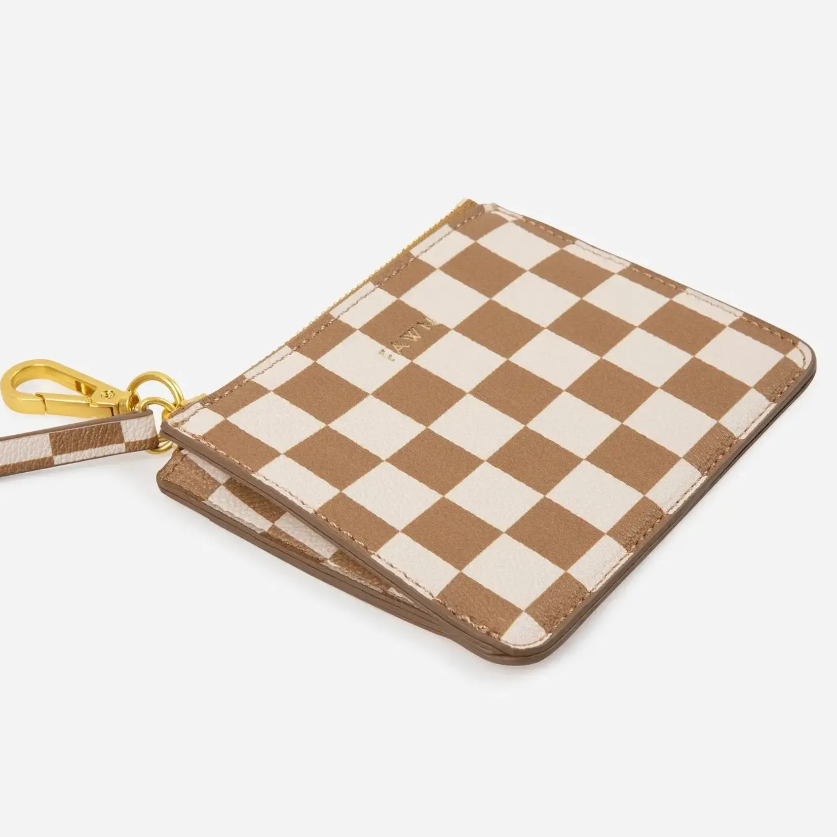 Fawn Design The Pouch Wallet, Bronze Checkered